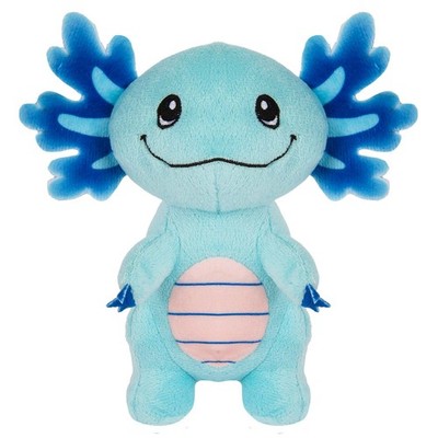Axolotl Stofftier süßes Plüschtier Kuscheltier Kuscheltier 18 cm blau