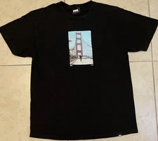 FTC Skate Shop Golden Gate Bridge Shirt L For The City SF GX1000 Huf DQM Vtg Y2K