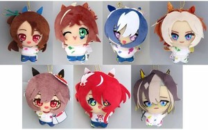 Painter Style Plush Mascot Vol.3 Full Set 7pcs Namco Limited Umamusume Japan