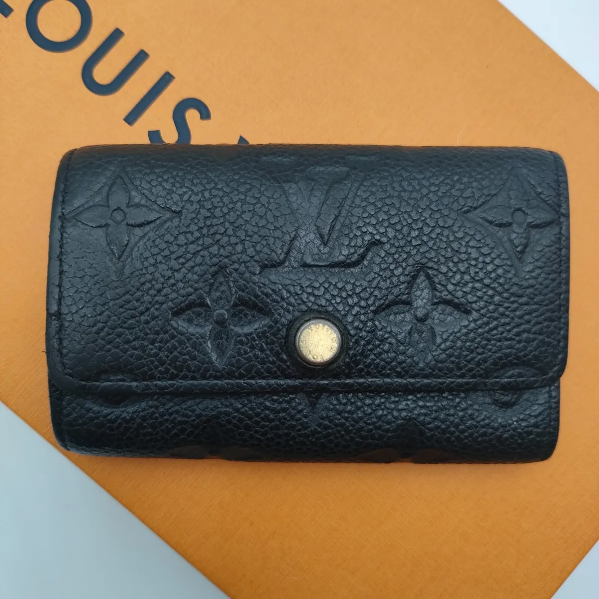 Louis Vuitton, Accessories, Louis Vuitton Empreinte 6 Ring Key Holder  Black