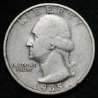 1935-S Washington SILVER Quarter - Circulated - Complete Your Album!