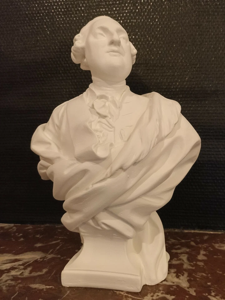 Buste Louis XVI (Boizot) - 36cm. Réplique neuve. Histoire XVIIIe  Versailles Art - Photo 2/4