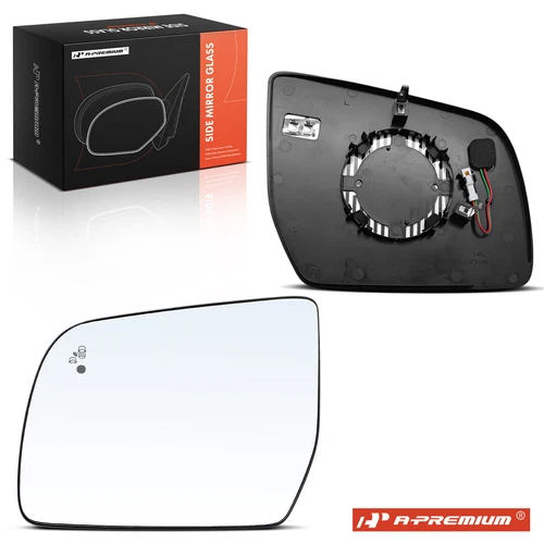 A-Premium Left Driver Mirror Glass w/ Heated & Blind Spot for Ford Ranger 19-23