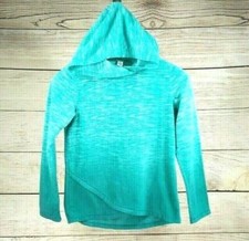 Ideology Girls Hoodie Activewear Fleece Pullover Sweater Turquoise Pastel M Gift