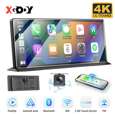 11.3'' 4K Touch Screen Car Portable Wireless Apple CarPlay Android Auto Radio