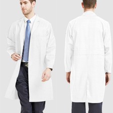 Professional Lab Antistatic Coat Mens Womens Snaps Full Sleeve Medical Coveralls