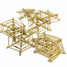 3743 Pk6 Small Vine Web Foot Talon Bird Toys Parrot craft parrot cages natural