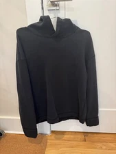 Women's The Row Cotton Hoodie in Black Size S
