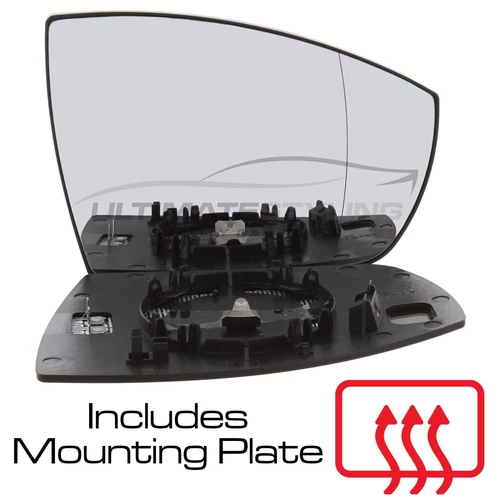 Wing Mirror Glass Ford EcoSport 2013-2021 Heated Aspherical Drivers Side Right