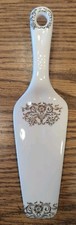 Vintage Decorative Porcelain Cake Server Cutter Holiday Wedding Birthday Etc.