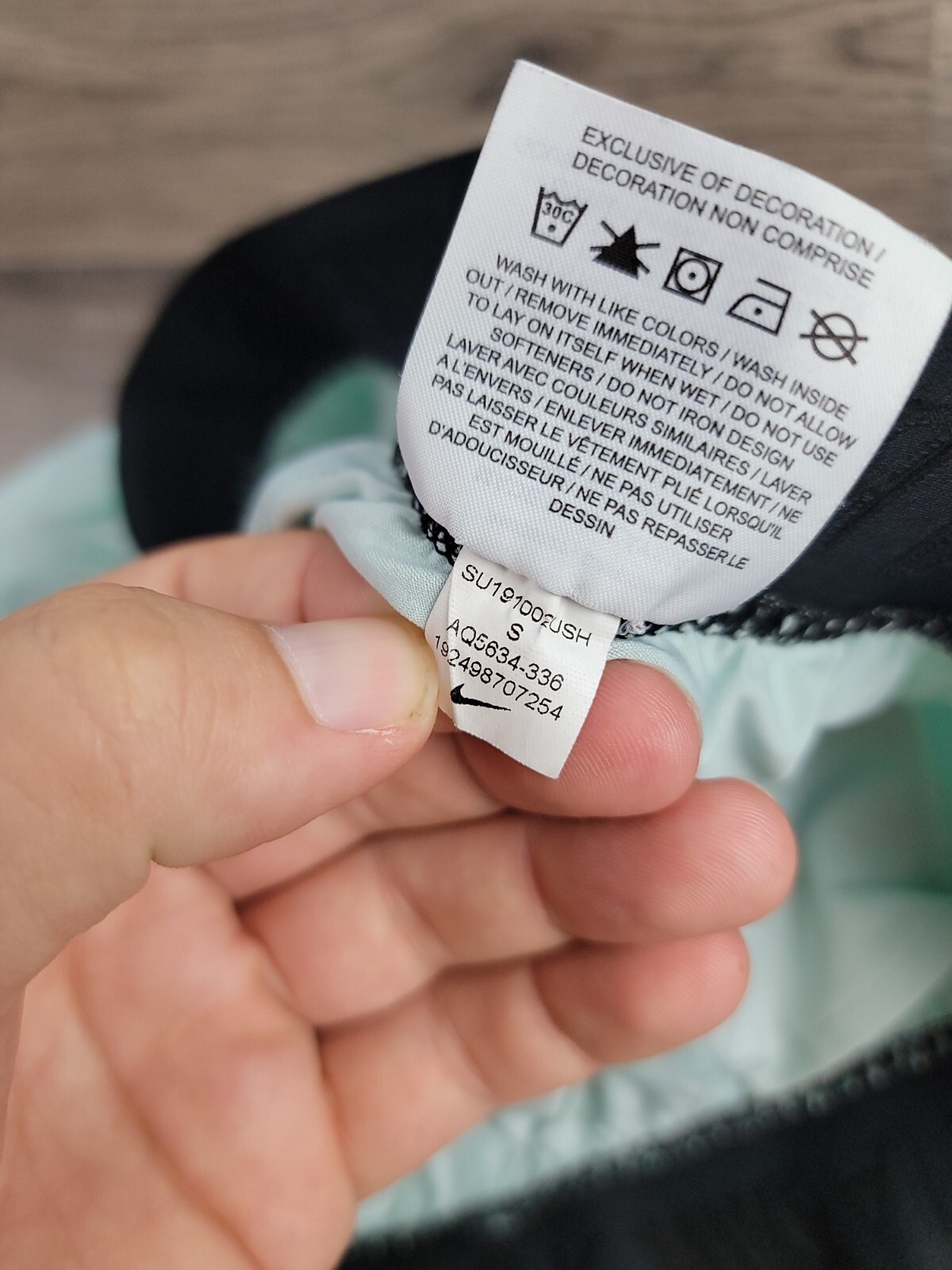 Nike Running Shorts Small Teal Translucent Runnin… - image 10