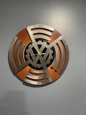 Volkswagen Vw Kdf Logo Clock 14 Round Read Description Hard Drive Disk Volkswagen Vw Kdf Logo Clock 14 Round Read Description Hard Drive Disk