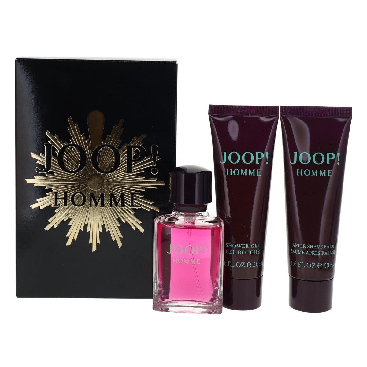 Joop! Homme 30ml Eau de Toilette, 50ml Aftershave Balm, 50ml Shower Gel  Gift Set