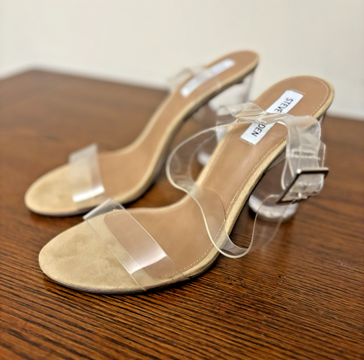 Block Heel Clear Pumps Steve Madden Madden Clearer Steve Madden