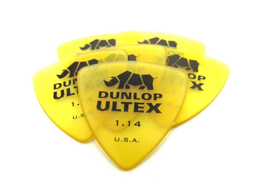 Dunlop Guitar Picks Ultex Tri Triangle 6 Pack 1.14mm (426P1.14)