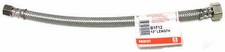 12-In. Faucet Connector, Braided Stainless Steel, 3/8 Compression x 1/2-In. FIP