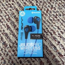 JLab Audio JBuds Pro Wireless Signature Earbuds Bluetooth Blue  Gray Sealed NIB