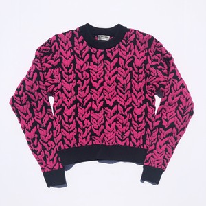 Balenciaga Pink Printed Knit Sweater Size 36 | eBay