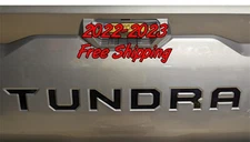 Tailgate Insert Letters Decal Vinyl Stickers for Toyota Tundra 2022-2023 New