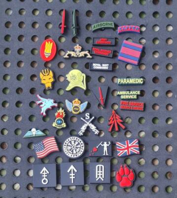 Shoe Charm / clog / water shoe - novelty charm / gem / Fun Rubber Logo logo cust