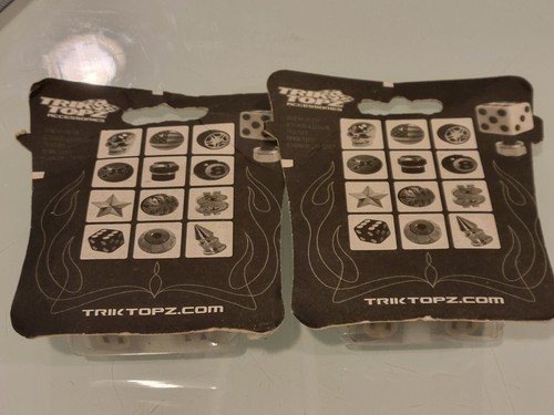 TRIK TOPZ Custom License Black Spaids Plate Bolts For Car Motorcycle, New - Picture 6 of 7
