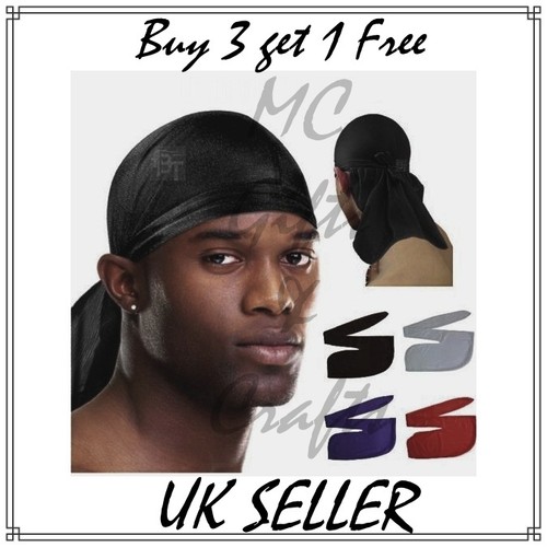 Men's Durag Durag Bandana Sports Du Rag Scarf Head Rap Tie Down Band