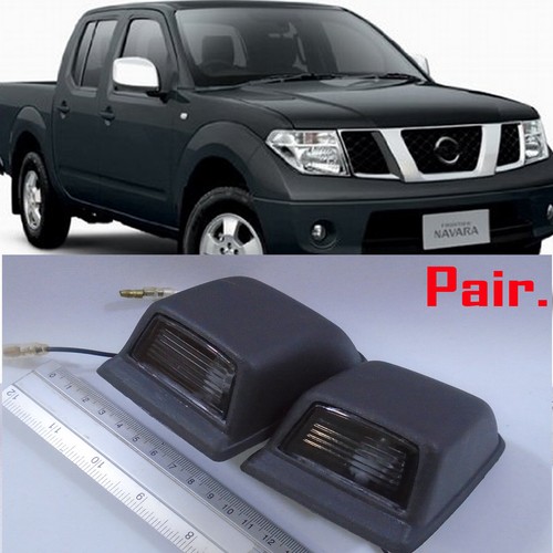 For Nissan D40 Navara Frontier Pickup 0508 BLACK REAR LICENSE PLATE