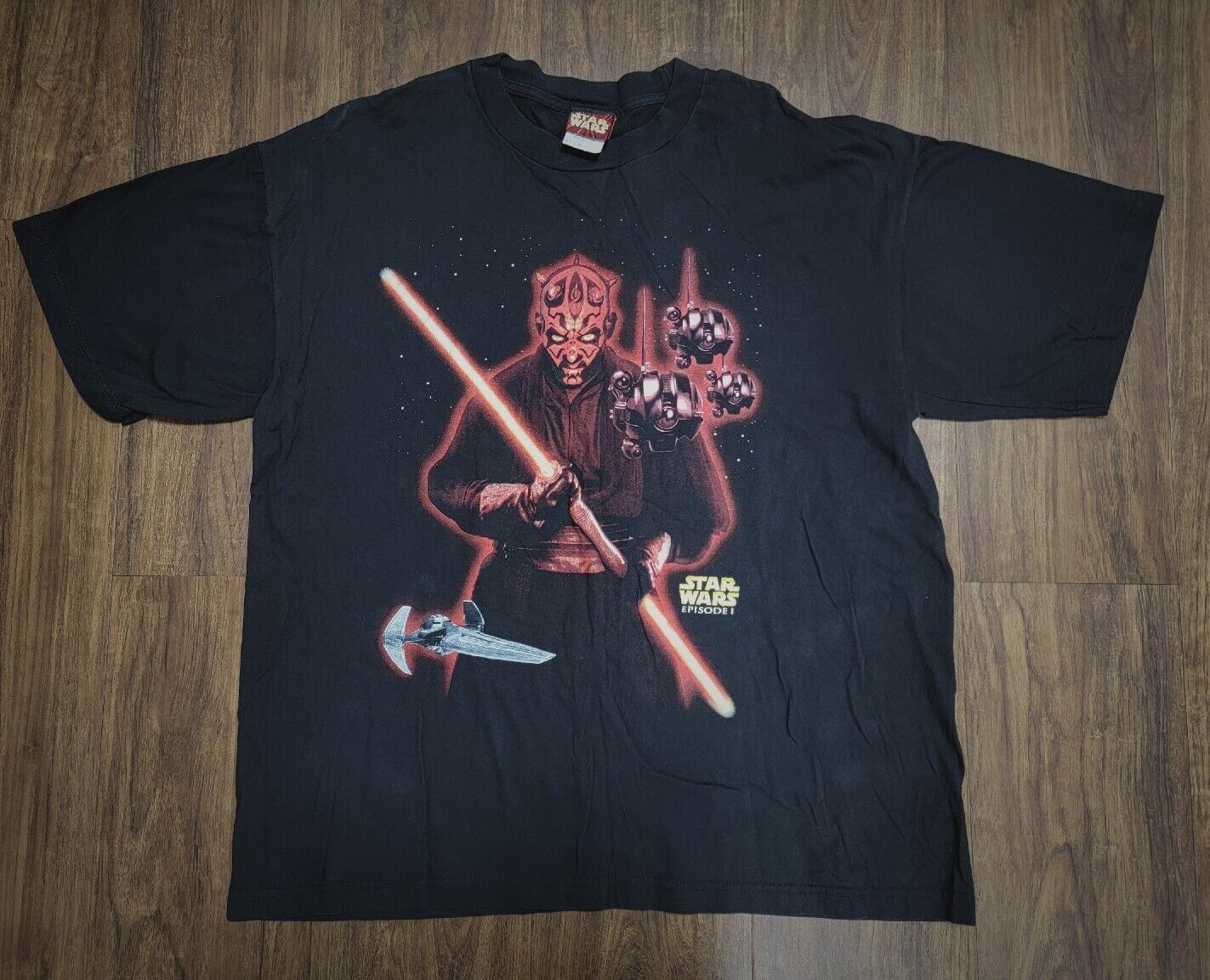 正規品質保証】 激レア! 90's STAR WARS EPISODE I 『DARTH MAUL』 T ...