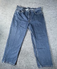 Levis 550 Jeans Mens Size 40x30 Blue Denim Relaxed Fit 100 Cotton Casual Work