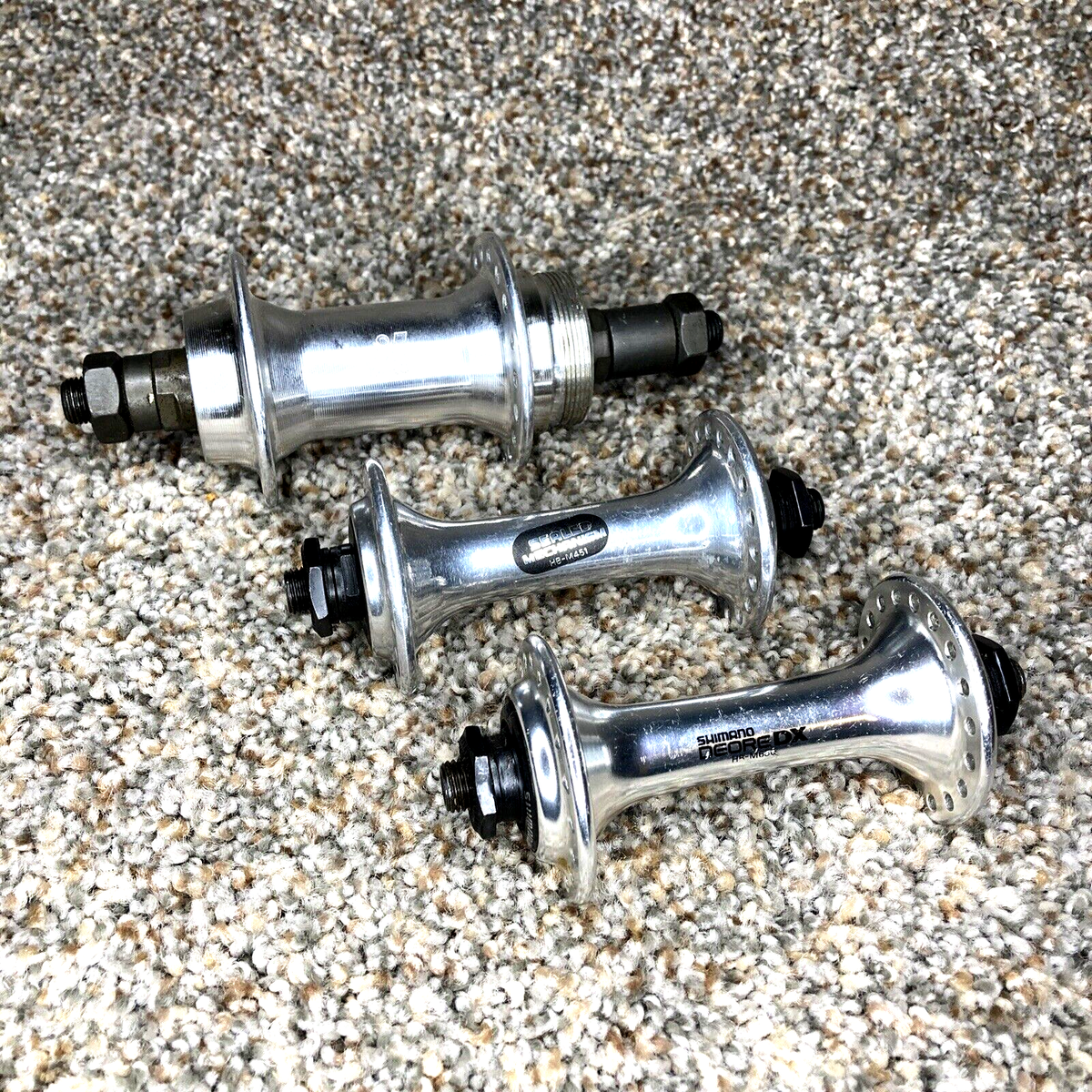 Vintage Hubs- Front Shimano Deore DX 36h HB-M650- Shimano HB-M451