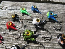 1/3 oz. & 1/6 oz Jig Spinner Clip Big Eye Bass Mix PM62