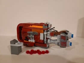 LEGO 75099 Star Wars Rey's Speeder - Complete Set Instructions & Original Box