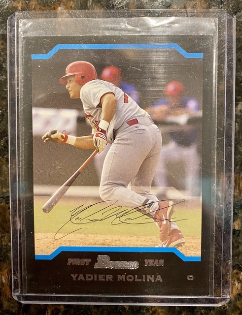 YADIER MOLINA 2004 SP TOP PROSPECTS BASEBALL ROOKIE CARD 140 CARDINALS 