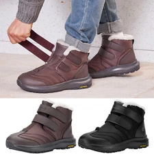 FitVille Men's Extra Wide Snow Boots Outdoor Winter Shoes Waterproof Lightweight