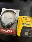 vintage Sony Sports Walkman Radio Cassette Player WM/AF58 Tested Working+headpho