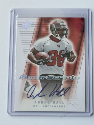 2006 SPx Super Scripts Andre Hall #SS-HA Auto