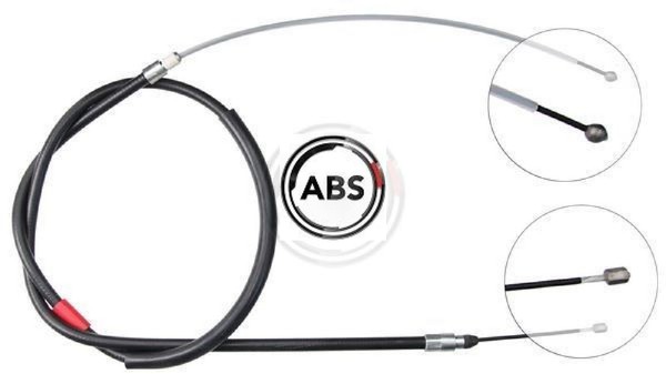 A.B.S. K19928 Seilzug FüR Feststellbremse Handbremsseil Bremsseil FüR BMW-image