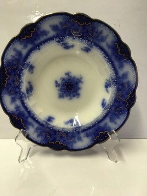 Antique Alfred Meakin Flow Blue 9'' K E L V I N