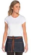 NWT CHEFWORKS Urban Collection Unisex Memphis Waitress Apron Indigo Blue 1 SIZE