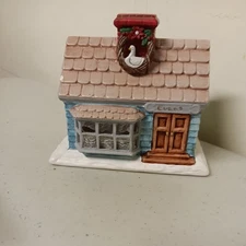 Vintage Byron Molds 1979 Ceramic House hand Painted Village Display 