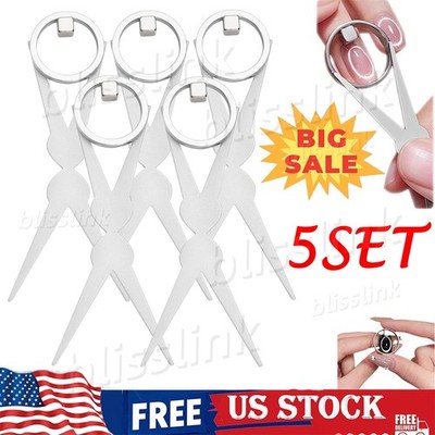 5x New Ring-Shaped Cat-Eye Magnet,Professional Nail Art,For 3d Cat Eye Effect