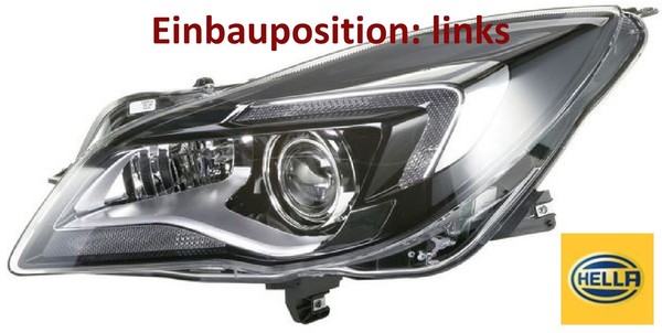 Hella 1ZT011166-711 Hauptscheinwerfer Links Scheinwerfer Frontscheinwerfer-image