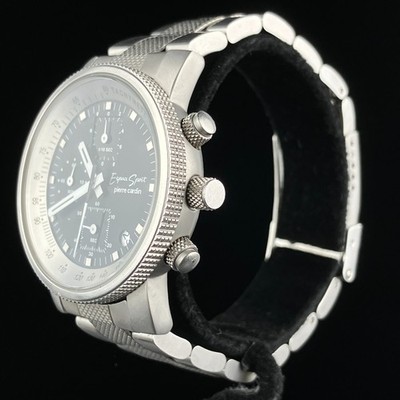 Pierre Cardin Espace Sport Men's Grey Silver Black Chronograph