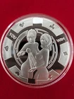 Shower With Us  1 Ozt .999 Fine Silver Round Casino Chip