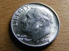 1964 Silver Roosevelt Dime - BU