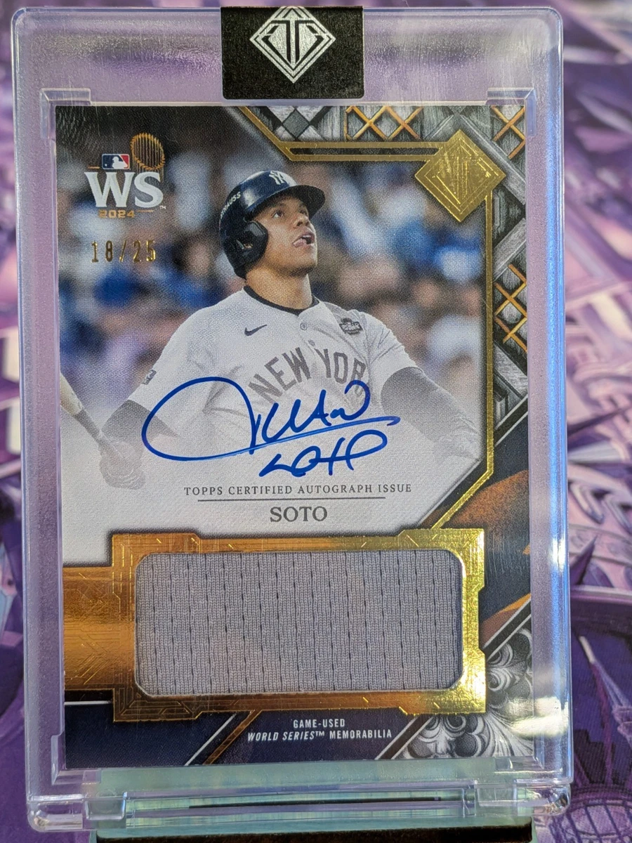 Juan Soto Baseball Sports Trading Cards & Accessories Memorabilia