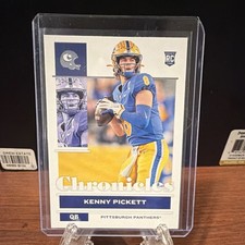 Panini 2022 Chronicles Draft Picks Kenny Pickett #8 Bronze Rookie Pitt Football