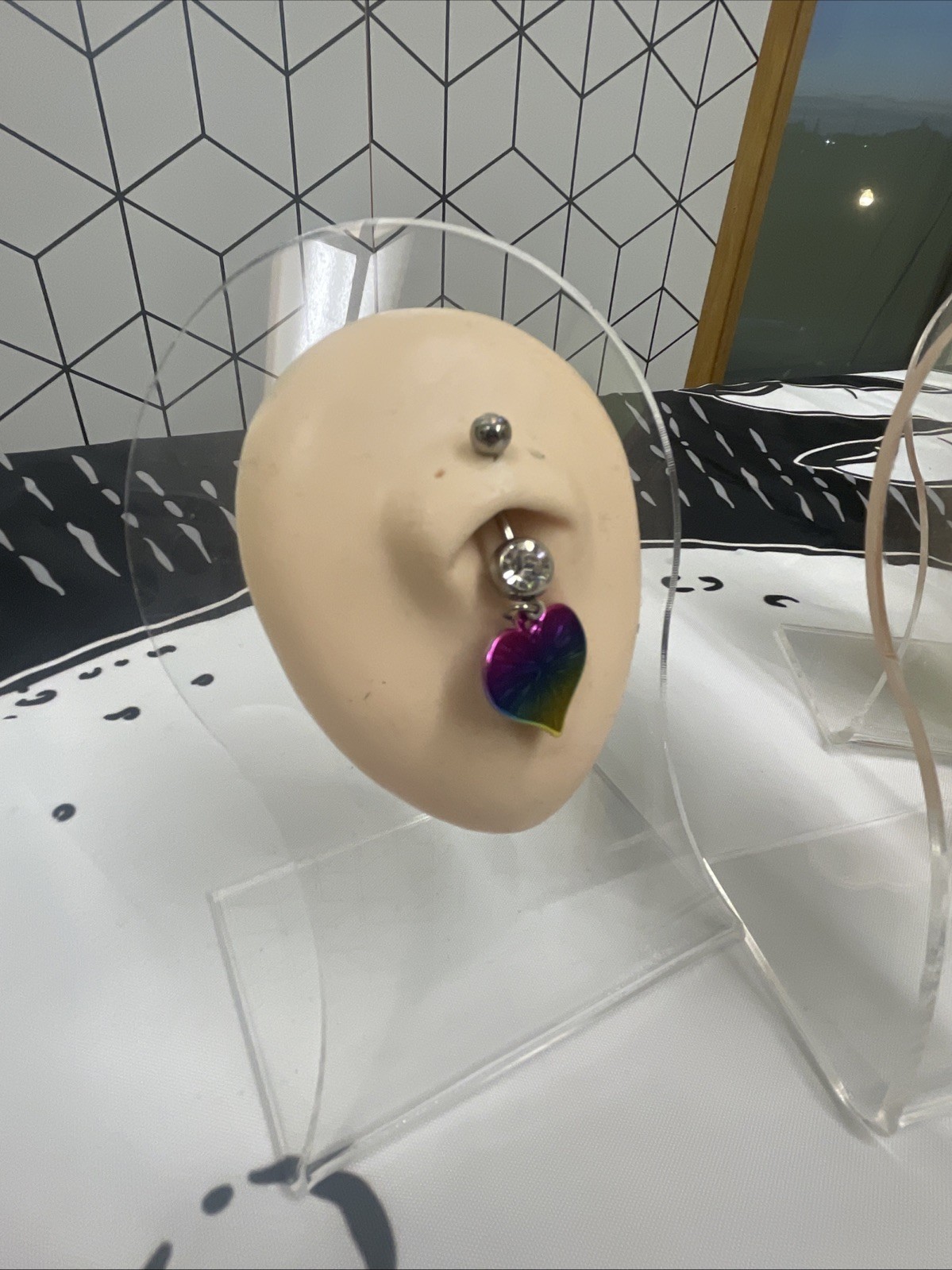 Body Piercing Practice Model Simulation Silicone … - image 4