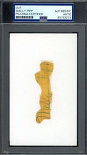 Wally Pipp PSA DNA Coa Signed 3x5 Index Card Cut Autograph