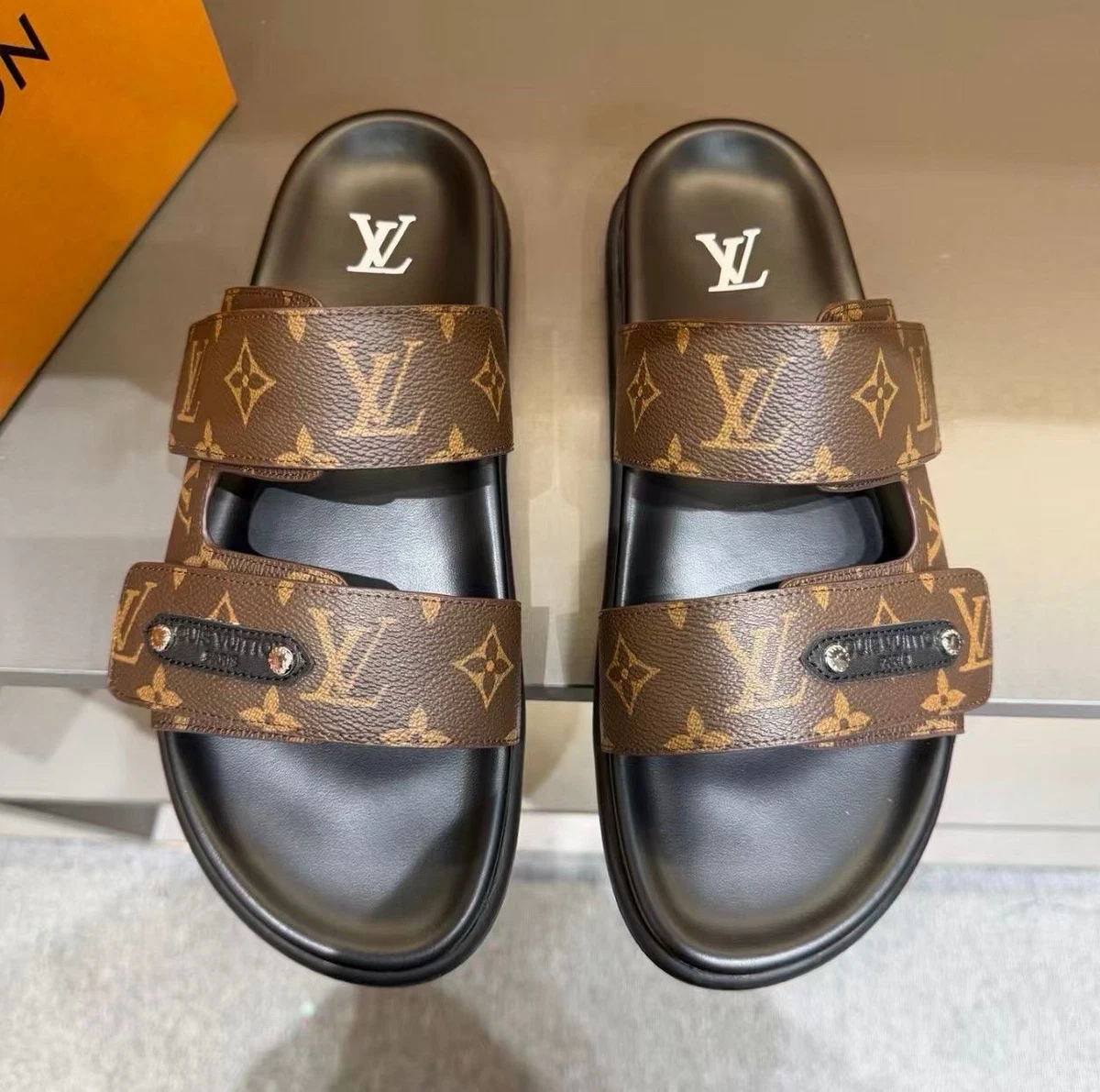 Louis Vuitton Brown Sandals for Women for sale | eBay
